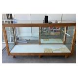 S3 - WOOD & GLASS DISPLAY CASE