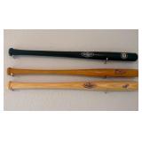 S3 - THREE COLLECTIBLE BASEBALL BATS (B87)