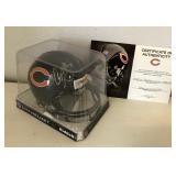 S3 -CHICAGO BEARS SIGNED MINI HELMET W/COA (A125)