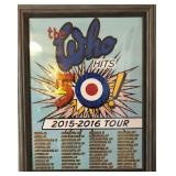 S3 - THE WHO HITS 50 2015-2016 TOUR FRAMED (A2)