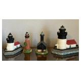 S3 - FOUR COLLECTIBLE LIGHTHOUSES (B98)
