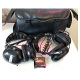 S3 - TWO SETS HEADPHONES FOR SCANNERS (A111)