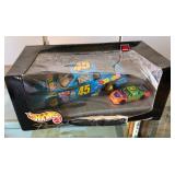 S3 - HOT WHEELS NASCAR #45 PETTY SIGNED RACECAR