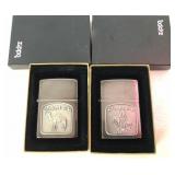 S3 - TWO COLLECTIBLE ZIPPO LIGHTERS (A87)