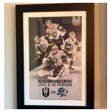 S3 - SILVER KNIGHTS PROMO PRINT FRAMED (B12)