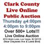 Thurs.@4pm - Clark County Live Online Public Auction 10/1