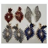 CRYSTAL CLUSTER EARRINGS