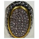 TWO-TONE STATEMENT RING