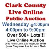 WELCOME TO OUR WED. @4pm ONLINE PUBLIC AUCTION