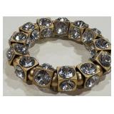 CLEAR CRYSTALS  STRETCH  BRACELET