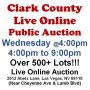 Wed.@4pm - Clark County Live Online Public Auction 10/7