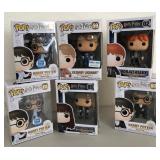 J1 - FUNKO POP HARRY POTTER FIGURES & CASE (A48)
