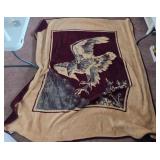 B101 - KING BLANKET W/ EAGLE DESIGN