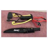J1 - JEEP KNIFE W/ SHEATH & SLINGSHOTS (L200)