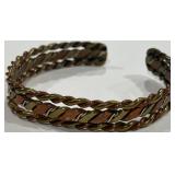 BRASS/SILVER/COPPER CUFF BRACELET