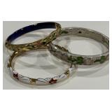 VINTAGE CLOISONNE BANGLES