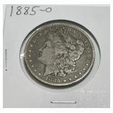 1885-O MORGAN SILVER DOLLAR