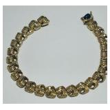14KT GOLD 7INCH BRACELET 14.50GRS