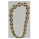 H-GUCCI-STYLE GOLD PLATED NECKLACE