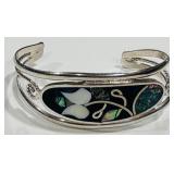 VINTAGE ALPACA MEXICO SILVER CUFF BRACELET