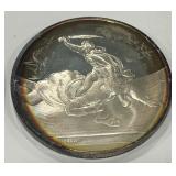 STERLING SILVER DAVID & GOLIATH 40.60GRS