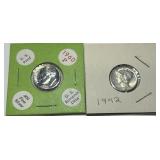 1942 1960-P SILVER DIMES