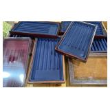 LOT OF 10 JEWELRY TRAYS