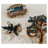 VINTAGE RHINESTONES BROOCHES