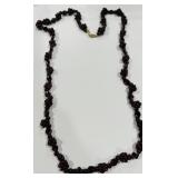 VTG BOHEMIAN GARNET NECKLACE