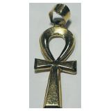 18KT GOLD CROSS  PENDNT  4.30GRS