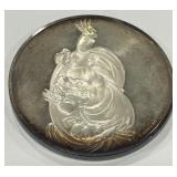 STERLING SILVER THE GHATERING OF THE WAITERS 40.7G