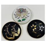 VINTAGE CLOISONNE BROOCHES