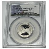 2011-S 25C PR69DCAM CHICKASAW NP