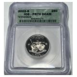 2002-S 25C PR70DCAM