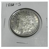 1880-S MORGAN SILVER DOLLAR
