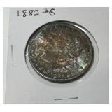 1882-S MORGAN SILVER DOLLAR