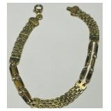 18KT GOLD 7INCH BRACELET 8.80GRS