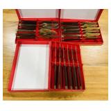 VINTAGE BRONZE THAI CUTLERY SET