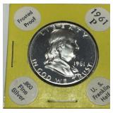 1961-P FRANKLIN HALF PROOF