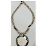 VINTAGE ABALONE NECKLACE