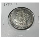 1880-S MORGAN SILVER DOLLAR