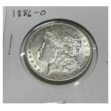 1886-O MORGAN SILVER DOLLAR