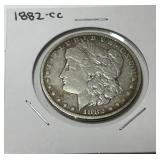 1882 CARSON CITY MORGAN SILVER DOLLAR