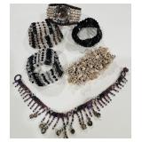COSTUME JEWELRY BEADED BRACELETS