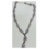 LAVENDER GEMSTONE NECKLACE