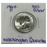1964-D WASHIGTON SILVER QUARTER