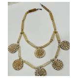 CARVED BONE NECKLACE