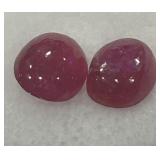 3.46CT CABOCHON RUBY GEMSTONES