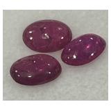 2.71CT CABOCHON RUBY GEMSTONES