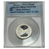 2011-S CHICKASAW 25C PR70 DCAM